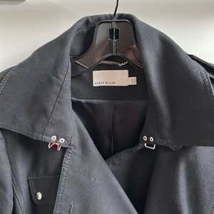 karen millen black coat women